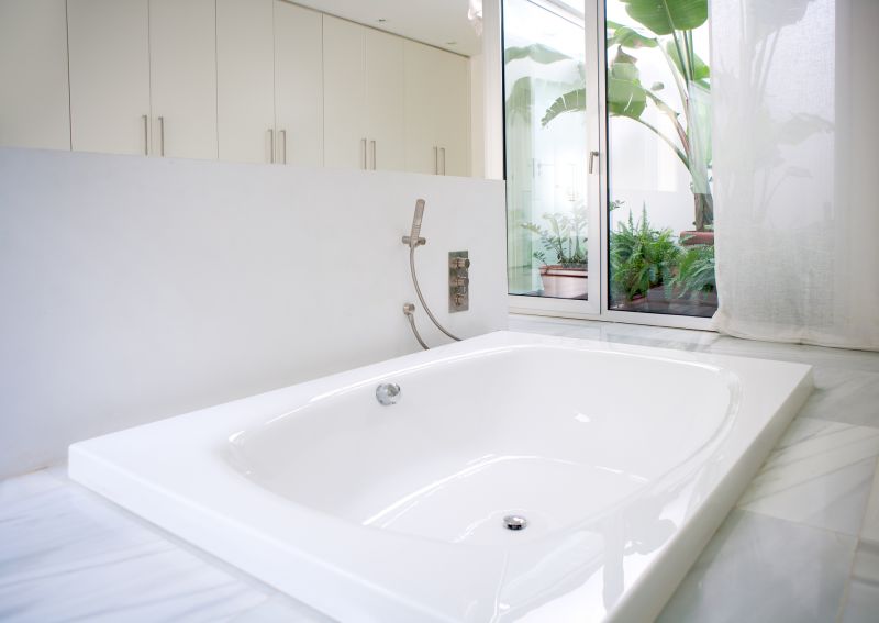 Refinished Bathtub with Glossy Finish
